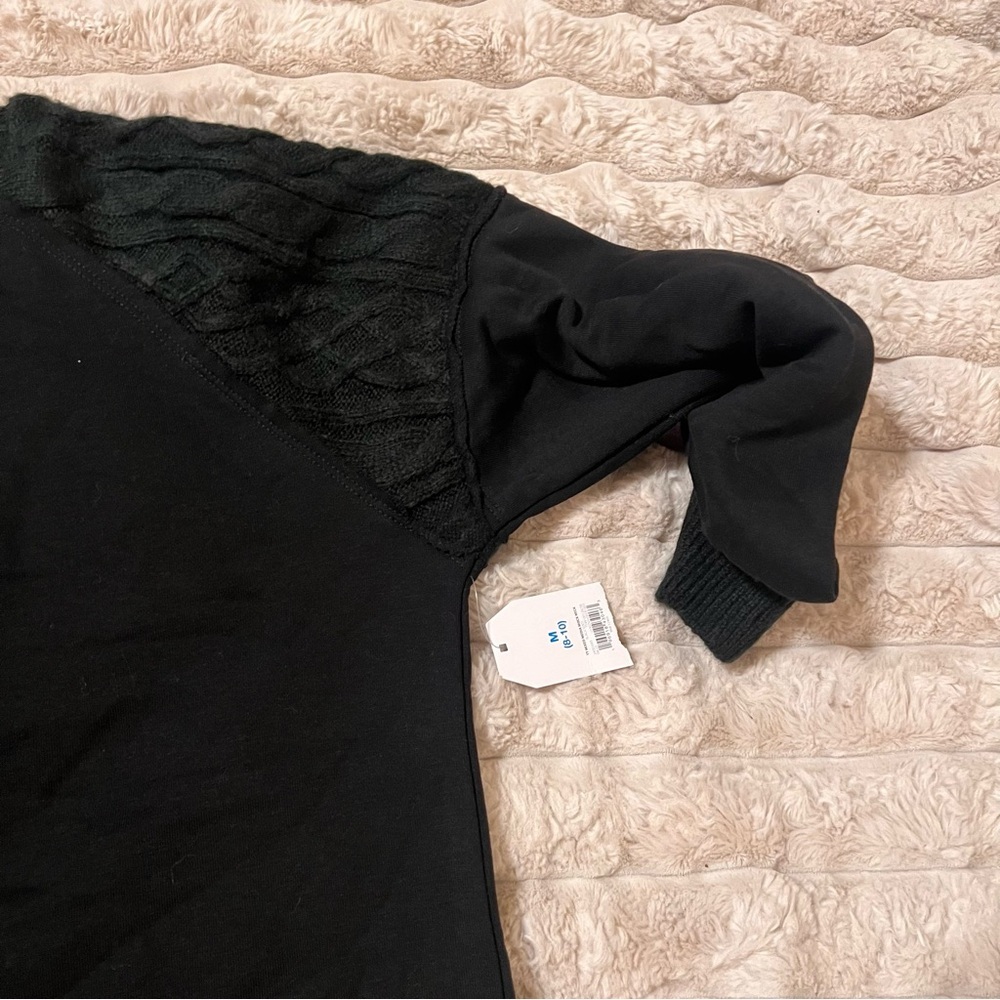 Time and Tru Black Mock Turtleneck Sweater - Picture 6 of 6
